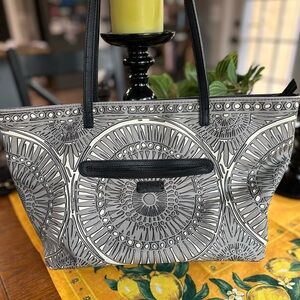 RARE BRIGHTON BENNETTA TUNISIA FERRARA COLL SHOULDER HANDBAG TOTE MINT MRP $350